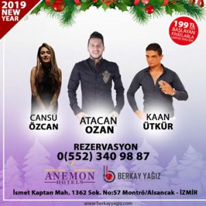 Anemon Fuar Otel İzmir Yılbaşı 2019