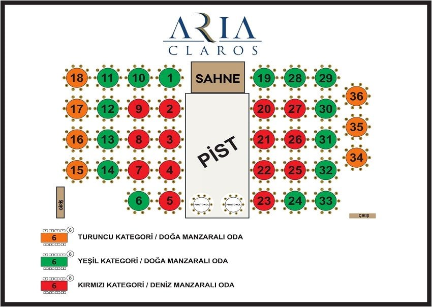 Aria Claros Hotel İzmir Yılbaşı 2019