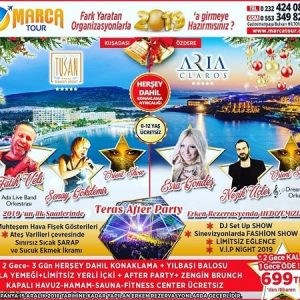 Aria Claros Hotel Yılbaşı Programı 2019