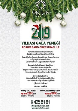 Ontur Otel İzmir Yılbaşı Programı 2019