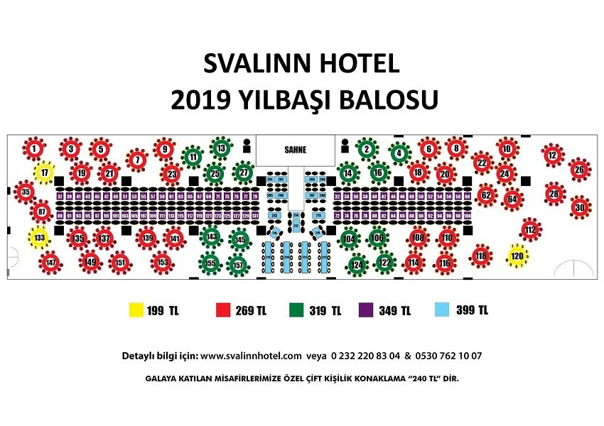 Svalinn Hotel İzmir Yılbaşı 2019