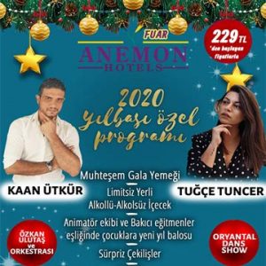 Anemon Fuar Hotel İzmir 2020 Yılbaşı