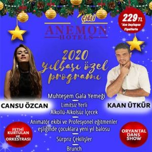 Anemon Çiğli Hotel İzmir Yılbaşı 2020