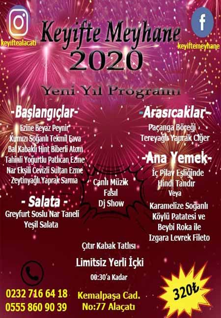 Keyifte Meyhane Alaçatı Yılbaşı 2020