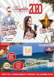 Tusa Beach Resort İzmir Yılbaşı 2020