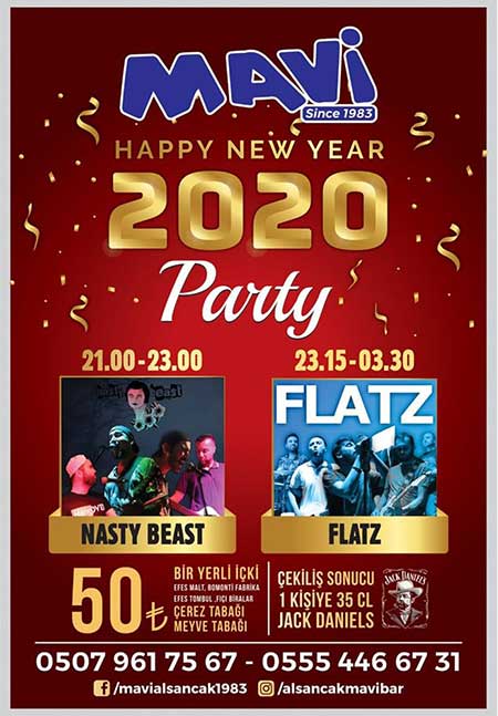 Alsancak Mavi Bar Yılbaşı 2020