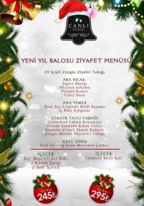 Çanlı Meyhane İzmir 2020 Yılbaşı Programı