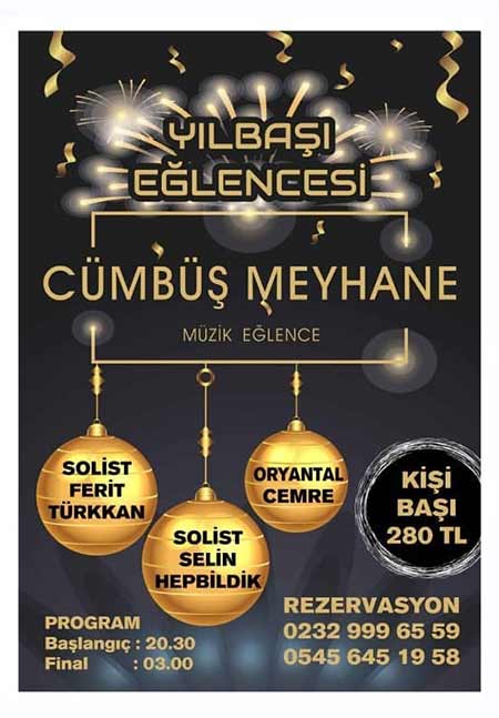 Cümbüş Meyhane İzmir Yılbaşı 2020