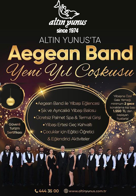 Altın Yunus Çeşme Resort Yılbaşı 2022