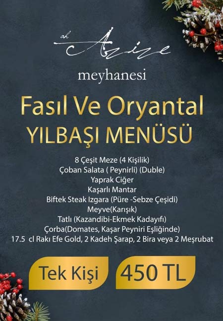 Ah Azize Meyhanesi Yılbaşı 2022