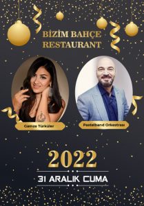 Bizim Bahçe Restoran İzmir Yılbaşı 2022