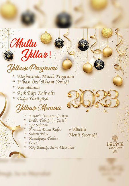 Delice Doğa Evi Foça Yılbaşı Programı 2023