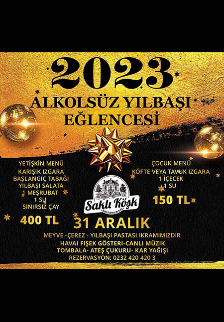 Saklı Köşk Buca Yılbaşı Programı 2023