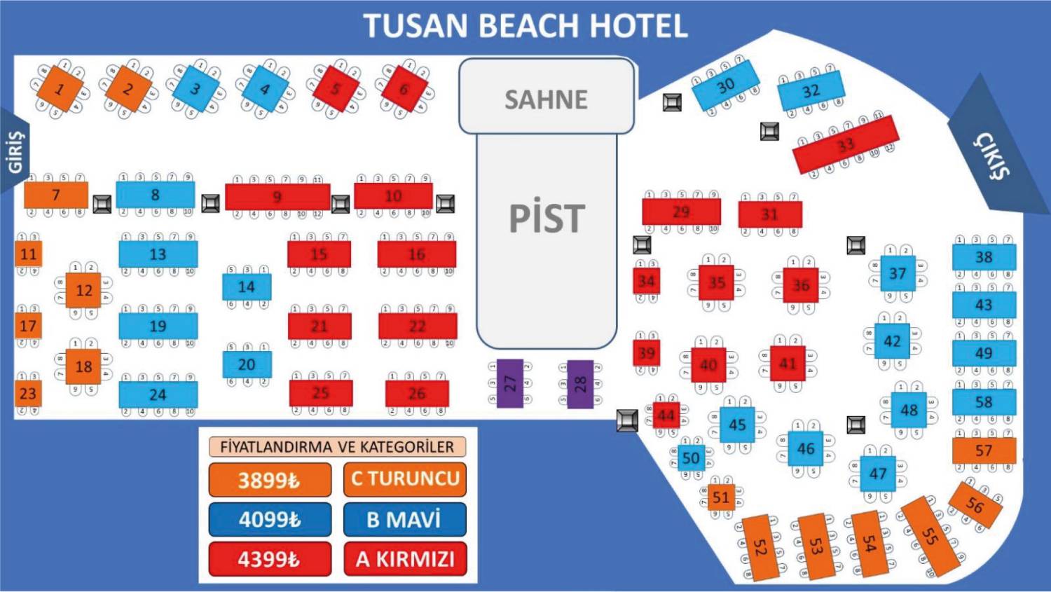 Tusan Deluxe Kuşadası Yılbaşı Programı 2023