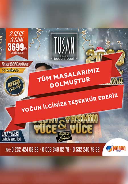 Tusan Deluxe Ku adas Y lba Program 2023 zmir Y lba Programlar 