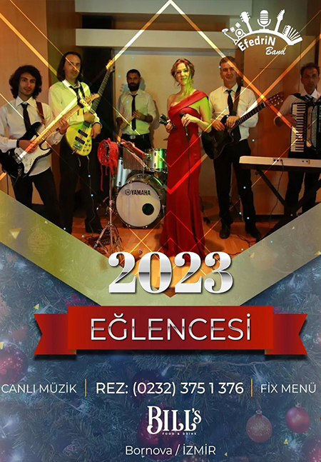 Bill’s Food Drink 2023 Yılbaşı Programı