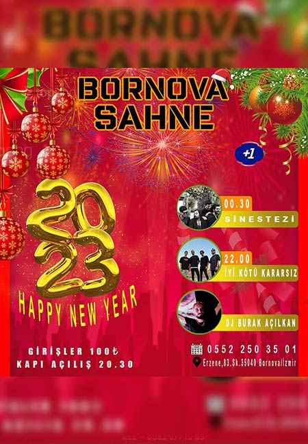 Bornova Sahne Yılbaşı Programı 2023