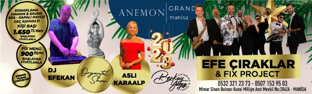 Anemon Manisa Otel 2023 yılbaşı Programı