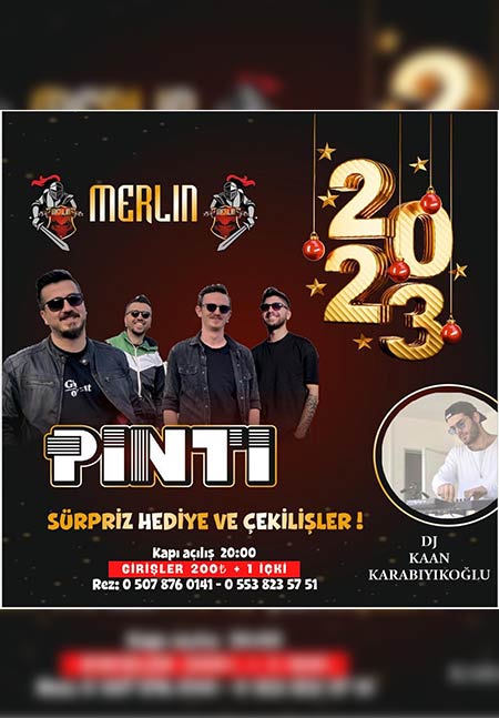 Merlin Pub İzmir Yılbaşı Programı 2023