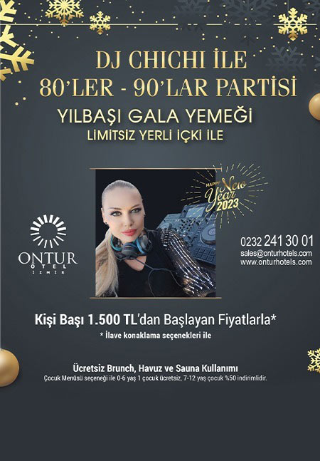 Ontur Otel İzmir Yılbaşı Programı 2023