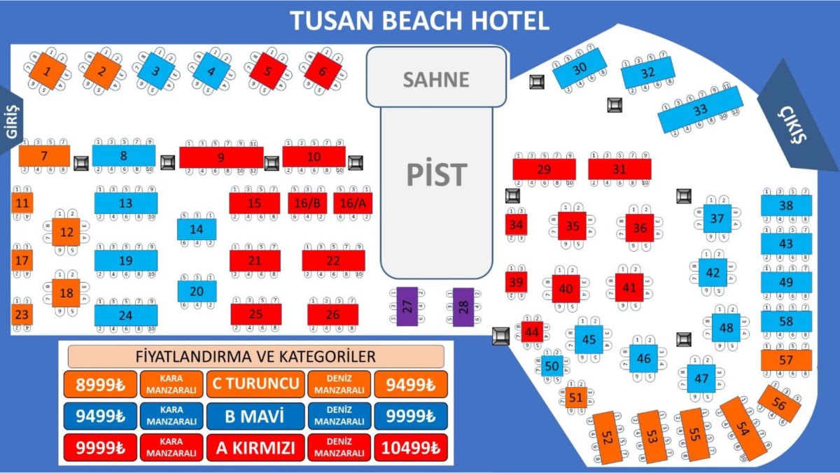 Tusan Deluxe Kuşadası Yılbaşı Programı 2024