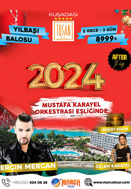 Tusan Deluxe Kuşadası Yılbaşı Programı 2024