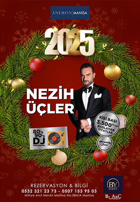 Manisa Anemon Otel Yılbaşı Programı 2025