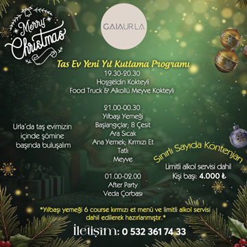 Gaia Urla Yılbaşı Programı 2025