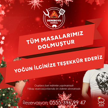 Dereboyu Et Mangal 2025 Yılbaşı Programı