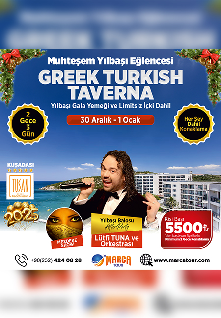 Tusan Deluxe Kuşadası Yılbaşı Programı 2025