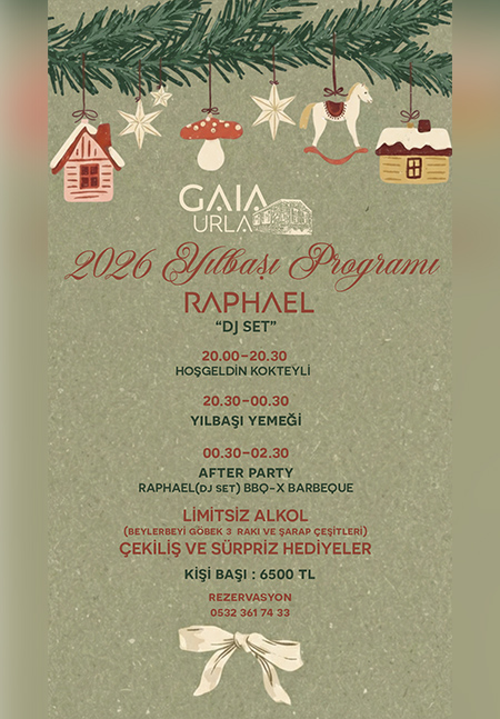 Gaia Urla Yılbaşı 2026