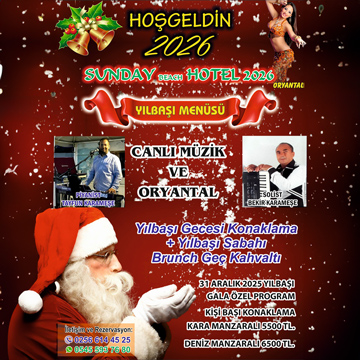 Sunday Beach Hotel Kuşadası Yılbaşı 2026
