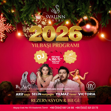 Svalinn Hotel İzmir Yılbaşı 2026